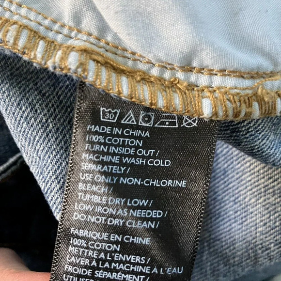 Urban Outfitters BDG Utility Cargo Front Knee Pocket Denim Blue Jeans Womens 29 - Picture 7 of 9